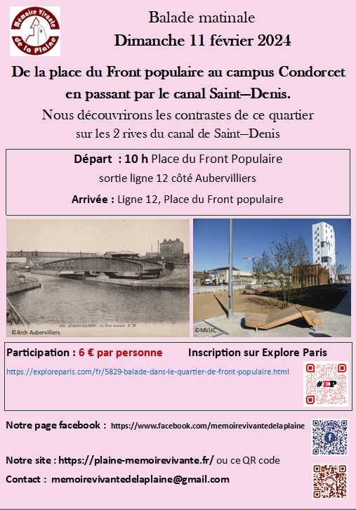 Balade Février Aubervilliers