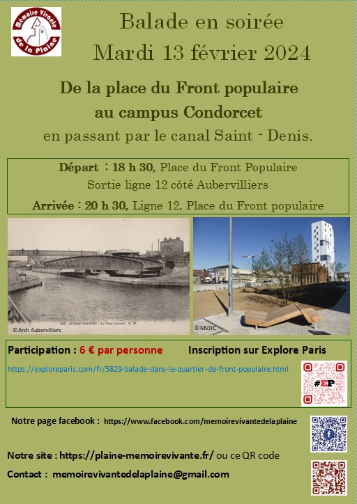 Balade Inscription Aubervilliers